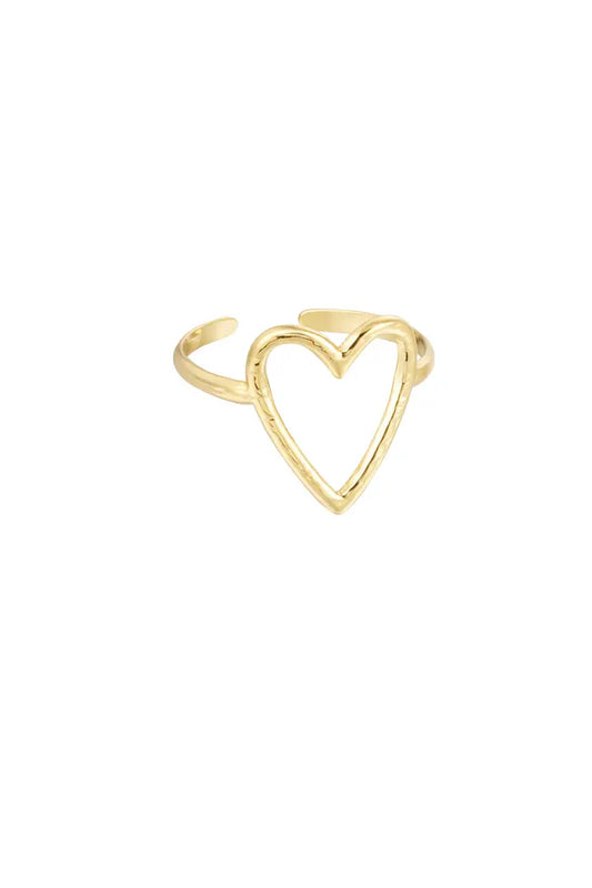 Deep Lov Ring- Gold